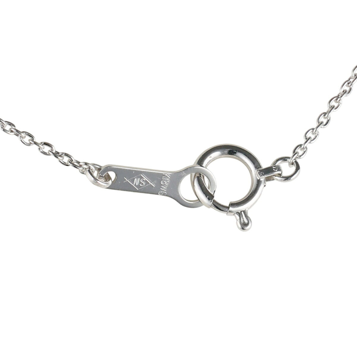 タサキ ダイヤモンド 0.08ct ネックレス K18WG I3520