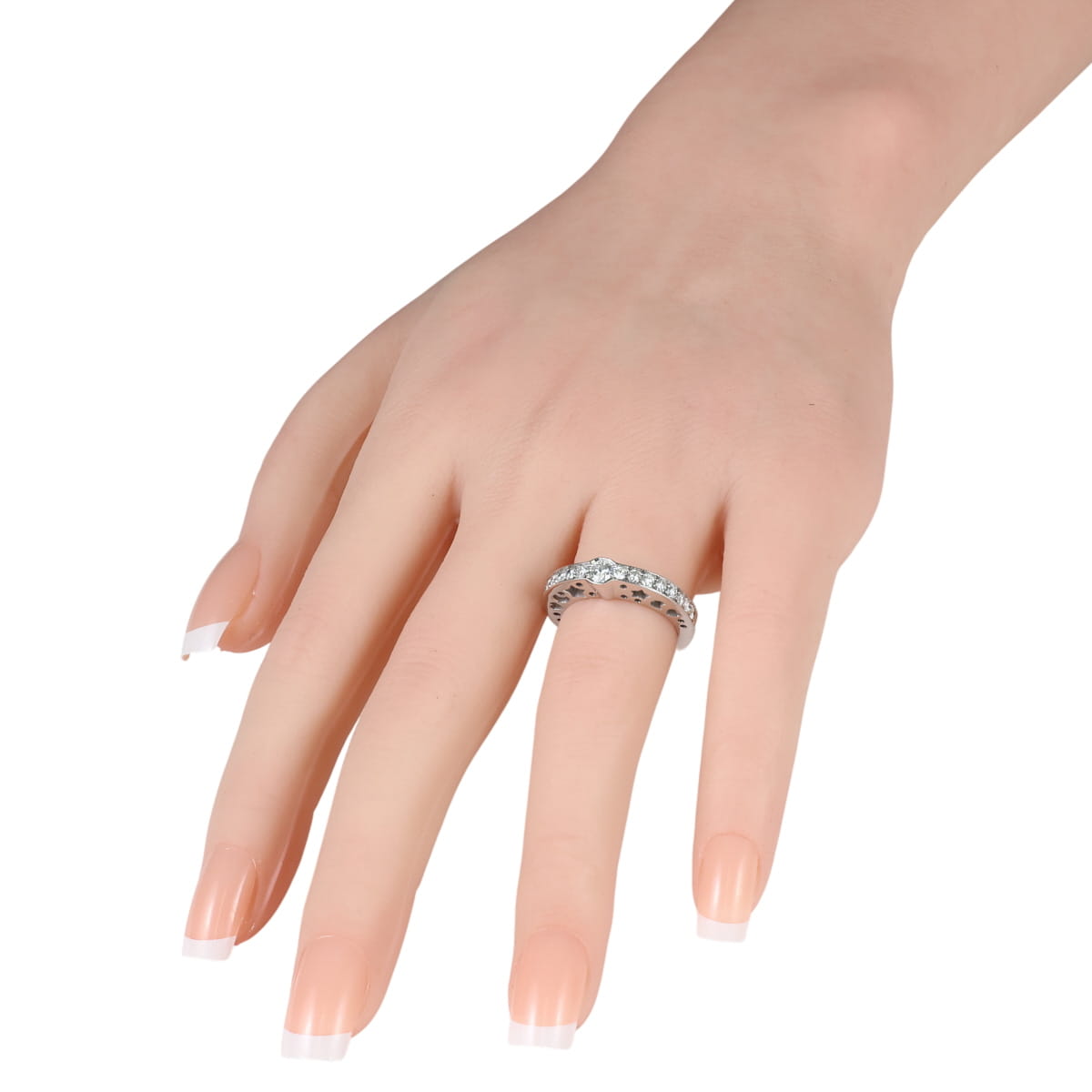 ポンテヴェキオ ダイヤモンド 0.73ct リング K18WG I9865