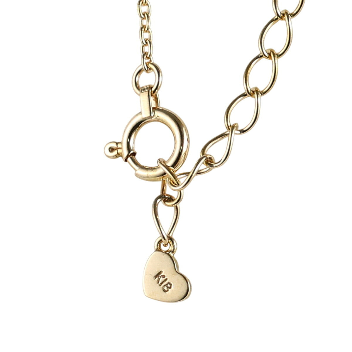 スタージュエリー ダイヤモンド 0.15ct ミステリアスハート ネックレス 2ZN1027 K18YG 保付 J1341