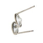 F-I1 H-SI2 ダイヤモンド 0.507ct 0.503ct オーバル スタッド ピアス Pt900 D2522