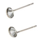 F-I1 H-SI2 ダイヤモンド 0.507ct 0.503ct オーバル スタッド ピアス Pt900 D2522
