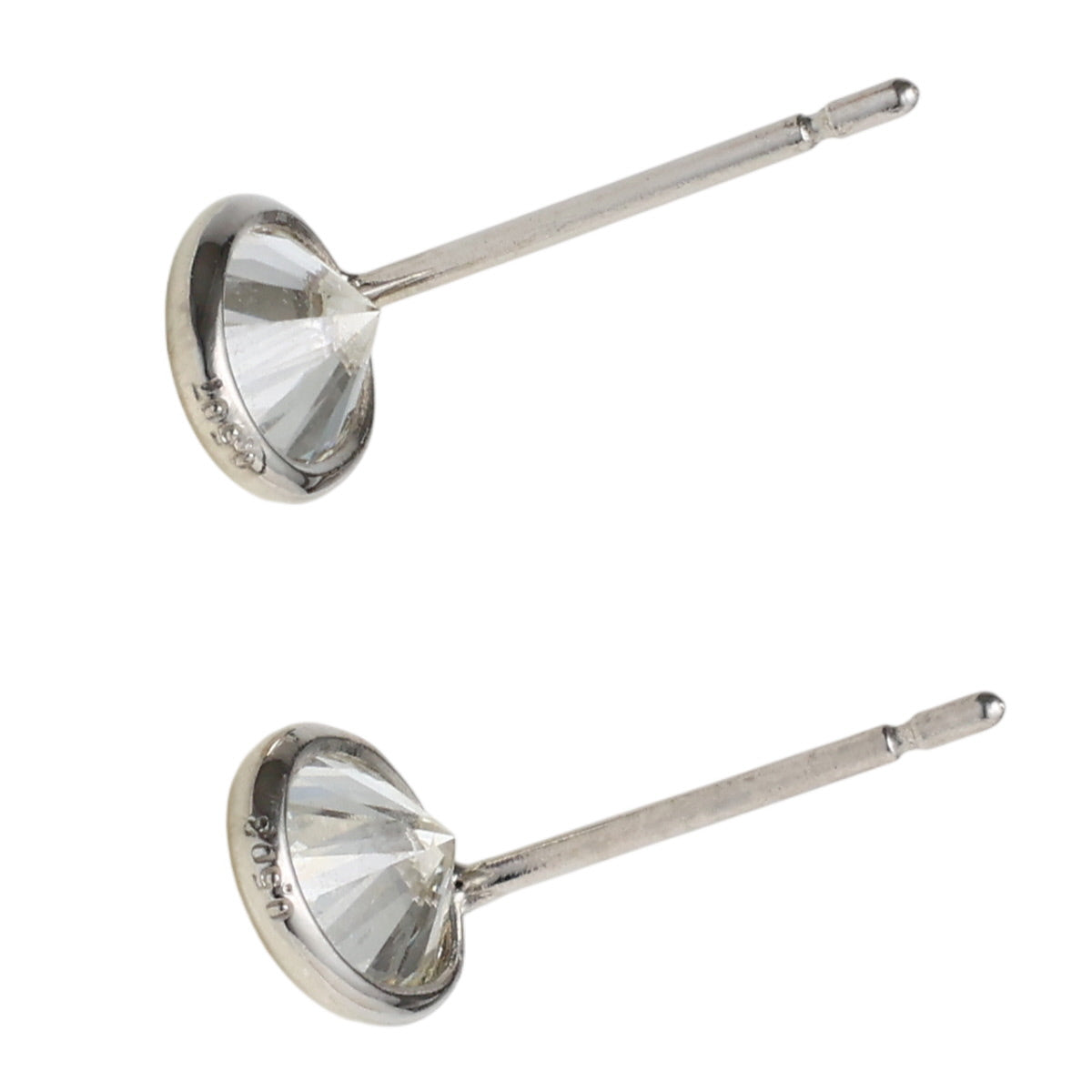 F-I1 H-SI2 ダイヤモンド 0.507ct 0.503ct オーバル スタッド ピアス Pt900 D2522