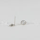 F-I1 H-SI2 ダイヤモンド 0.507ct 0.503ct オーバル スタッド ピアス Pt900 D2522