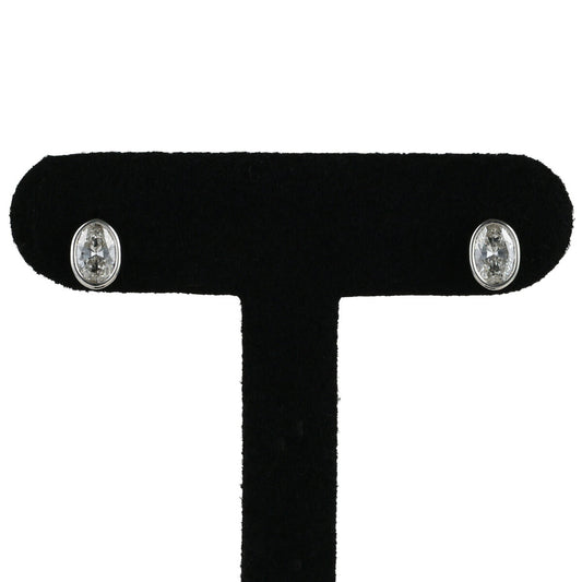 G-SI2 G-SI2 ダイヤモンド 0.480ct 0.470ct オーバル スタッド ピアス Pt900 D2523