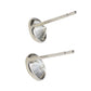 G-SI2 G-SI2 ダイヤモンド 0.480ct 0.470ct オーバル スタッド ピアス Pt900 D2523