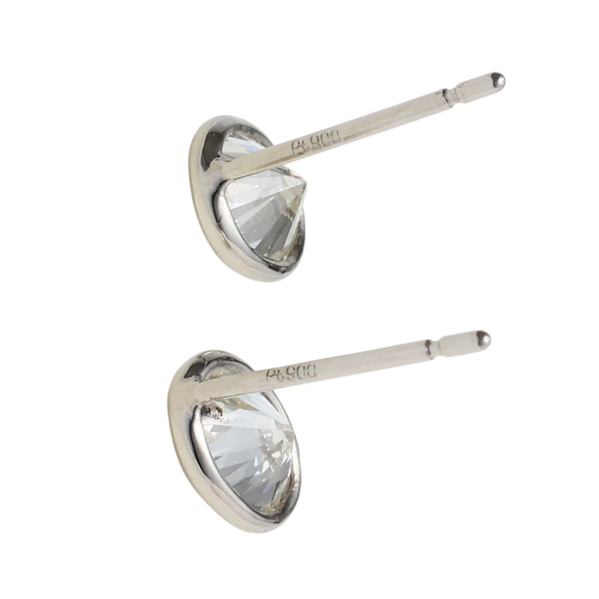 G-SI2 G-SI2 ダイヤモンド 0.480ct 0.470ct オーバル スタッド ピアス Pt900 D2523
