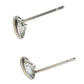 G-SI2 G-SI2 ダイヤモンド 0.480ct 0.470ct オーバル スタッド ピアス Pt900 D2523