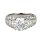 F-SI2-VG ダイヤモンド 2.339ct 1.37ct デザイン リング Pt900 ソーティング付 D2533