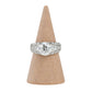 F-SI2-VG ダイヤモンド 2.339ct 1.37ct デザイン リング Pt900 ソーティング付 D2533