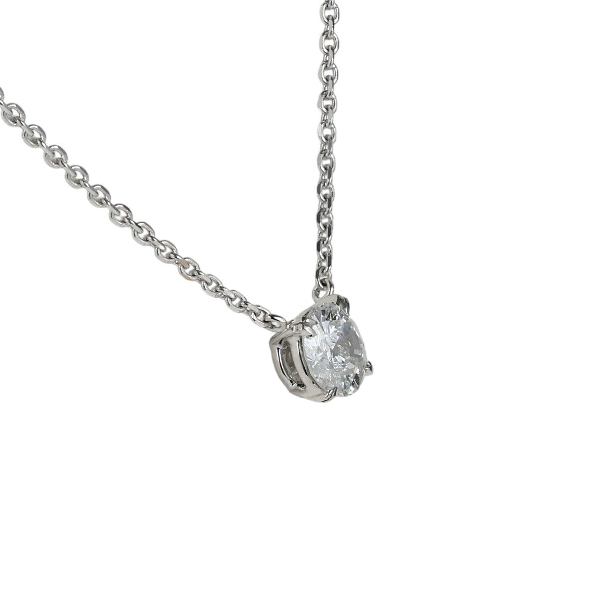 F-I2-F ダイヤモンド 0.60ct 一粒 ネックレス Pt900 ソーティング付 D2534