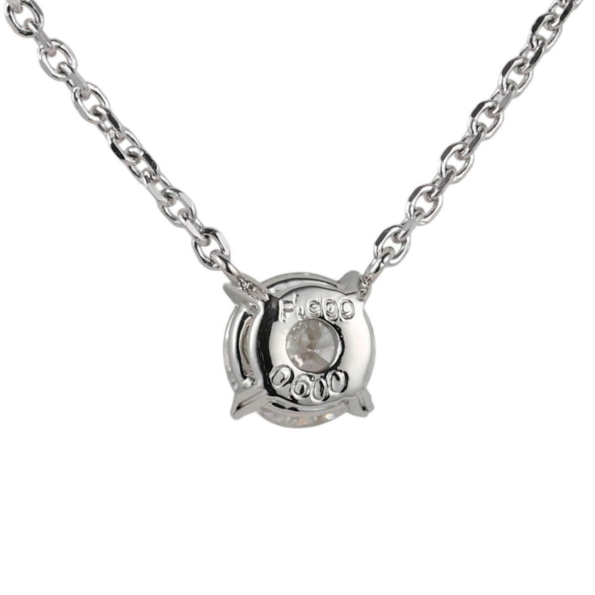 F-I2-F ダイヤモンド 0.60ct 一粒 ネックレス Pt900 ソーティング付 D2534