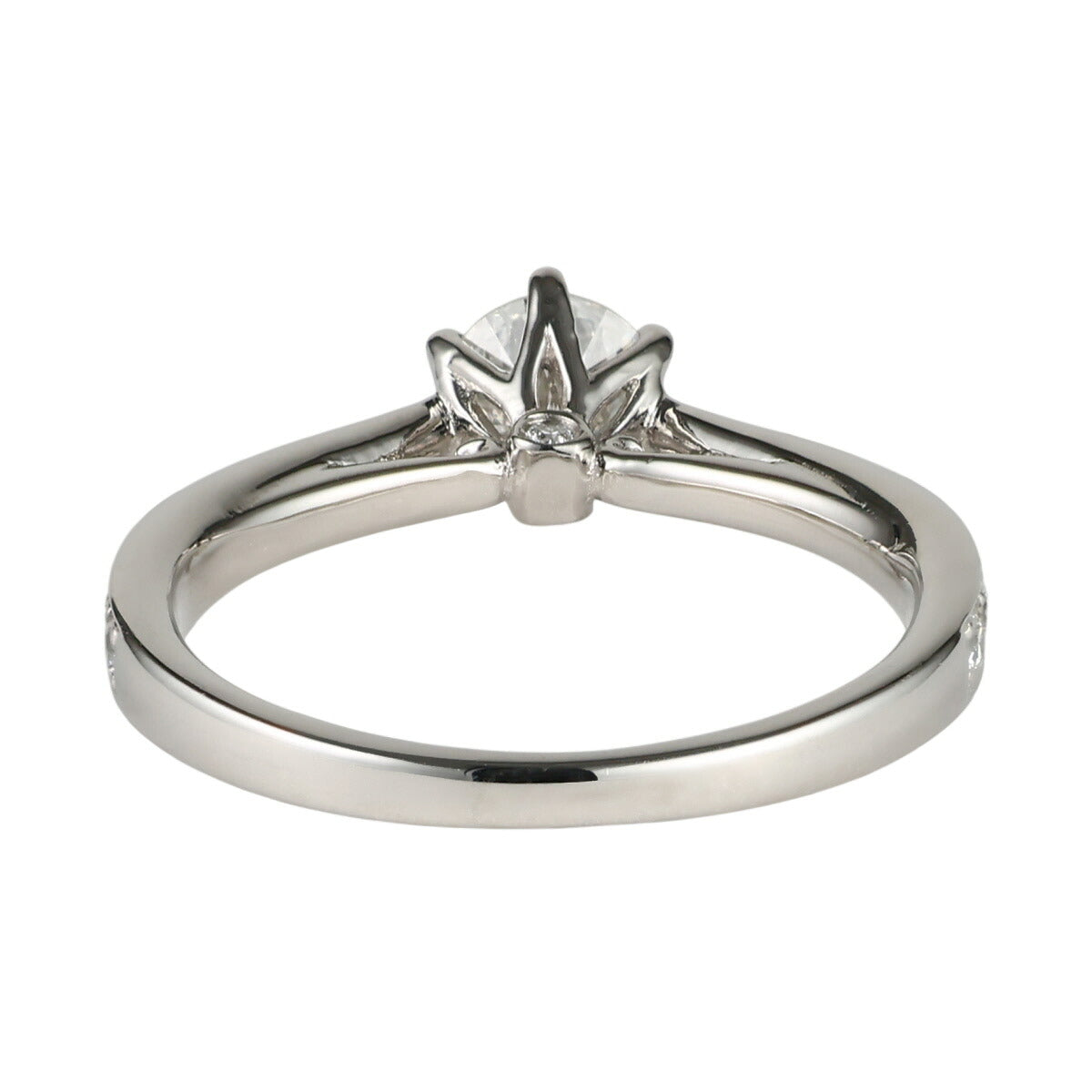 H-SI2-VG ダイヤモンド 0.323ct 0.14ct リング Pt850 ソーティング付 D2535