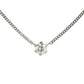 K-I1-F ダイヤモンド 0.329ct 一粒 ネックレス Pt900 Pt850 ソーティング付 D2538