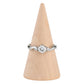 F-I1-G ダイヤモンド 0.417ct 0.08ct デザイン リング Pt900 ソーティング付 D2539