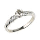 VLB-SI2-F ダイヤモンド 0.316ct 0.06ct デザイン リング Pt900 ソーティング付 D2540