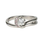 G-SI2-VG ダイヤモンド 0.344ct ピンクダイヤ 0.03ct デザイン リング Pt900 11号 ソーティング付 D2542