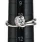 G-SI2-VG ダイヤモンド 0.344ct ピンクダイヤ 0.03ct デザイン リング Pt900 11号 ソーティング付 D2542