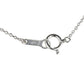 タサキ ダイヤモンド 0.08ct ネックレス K18WG I3520