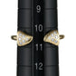 タサキ ダイヤモンド 0.10ct ソーンズ リング K18YG 10.5号 I4689