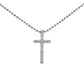 ヴァンドーム青山 ダイヤモンド 0.12ct クロス ネックレス K18WG I5577
