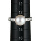 タサキ パール ダイヤモンド 0.48ct リング Pt900 14号 I5693