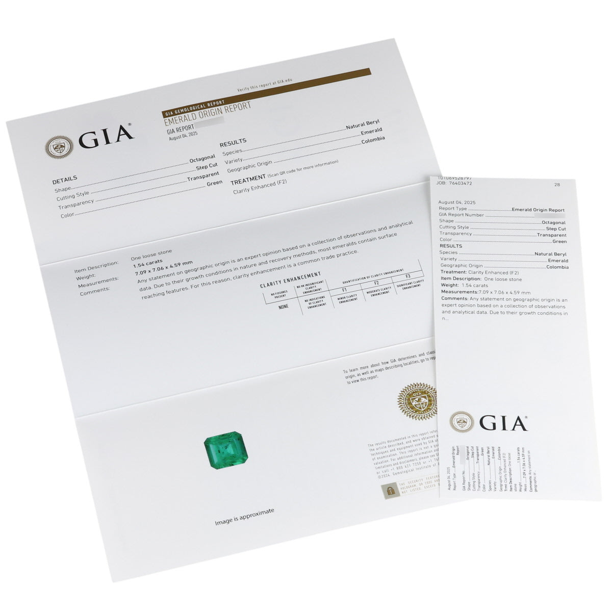 エメラルド 1.54ct ダイヤモンド 0.73ct リング Pt900 11号 鑑別書付 I7939