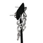 ミキモト ダイヤモンド 0.18ct 0.18ct サークルデザイン ピアス K18WG I9009