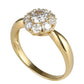 ダイヤモンド 0.417ct 0.62ct リング K18YG 13号 I9300