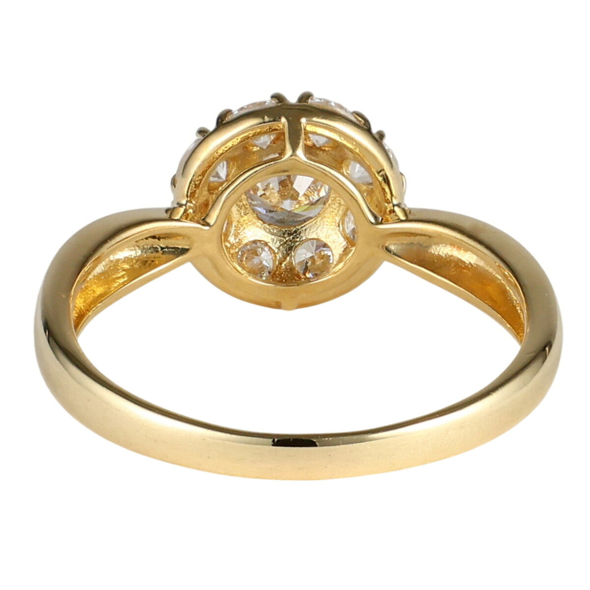 ダイヤモンド 0.417ct 0.62ct リング K18YG 13号 I9300