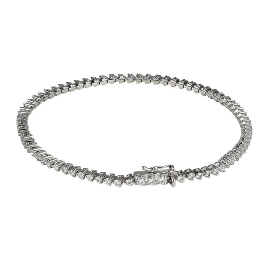 タサキ ダイヤモンド 1.50ct テニス ブレスレット K18WG I9747