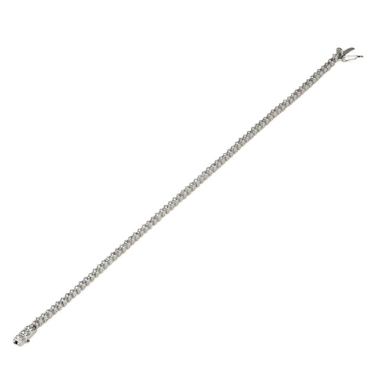 タサキ ダイヤモンド 1.50ct テニス ブレスレット K18WG I9747