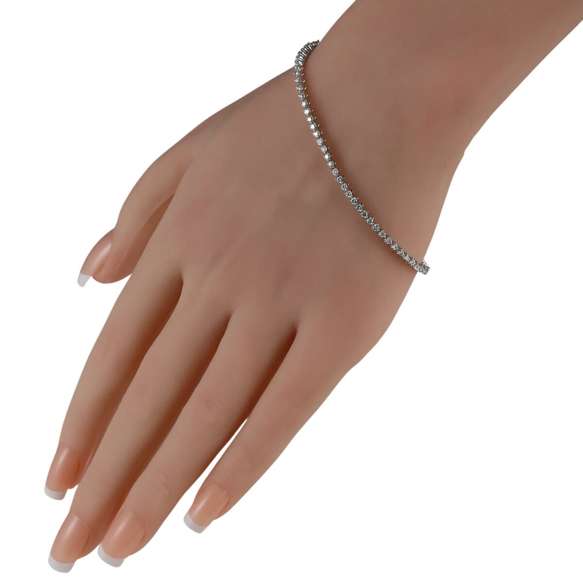 タサキ ダイヤモンド 1.50ct テニス ブレスレット K18WG I9747