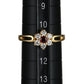 ミキモト ルビー 0.11ct ダイヤモンド 0.24ct デザイン リング K18YG 11号 I9863