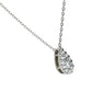 ヴァンドーム青山 D-SI2-EX H&C ダイヤモンド/0.124ct 0.12ct ドロップ オブ ガーランド ネックレス Pt950 Pt850 保付 I9923