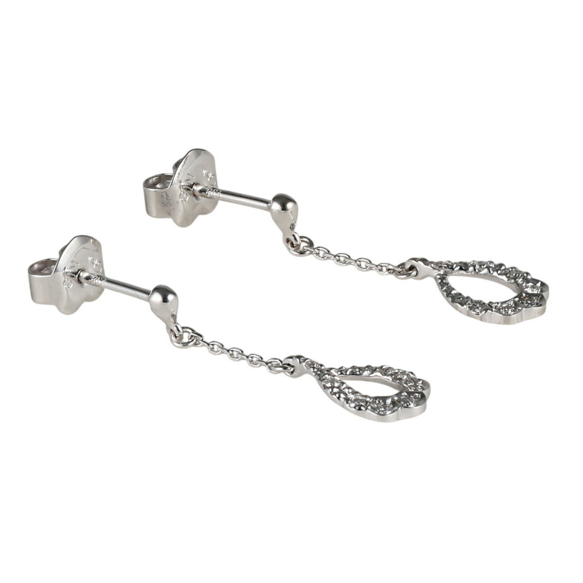 スタージュエリー ダイヤモンド 0.03ct 0.03ct ピアス K18WG 箱・保付 I9994