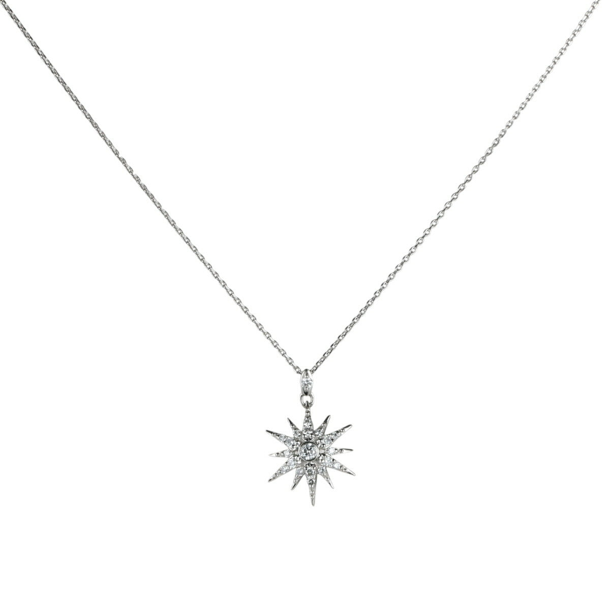 ヴァンドーム青山 ダイヤモンド 0.14ct ネックレス Pt950 Pt850 J0212