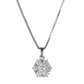 ダイヤモンド 0.85ct ネックレス K14WG J0301