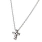 ポンテヴェキオ ダイヤ 0.23ct クロス ネックレス K18WG J0494