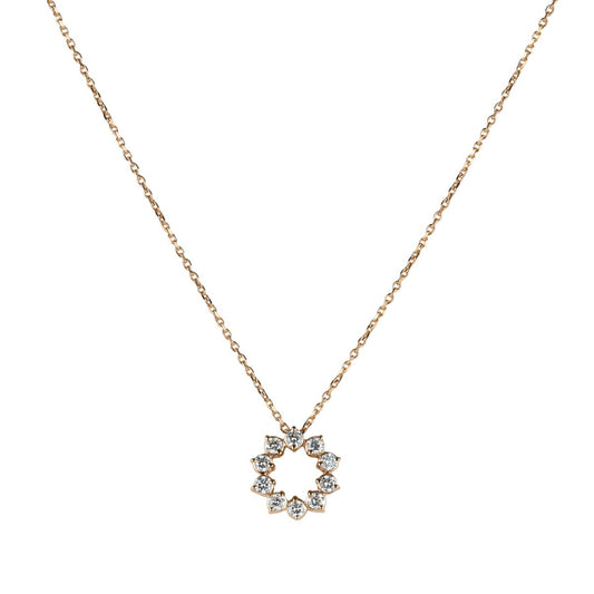 ヴァンドーム青山 ダイヤモンド 0.45ct ネックレス K18PG J0520