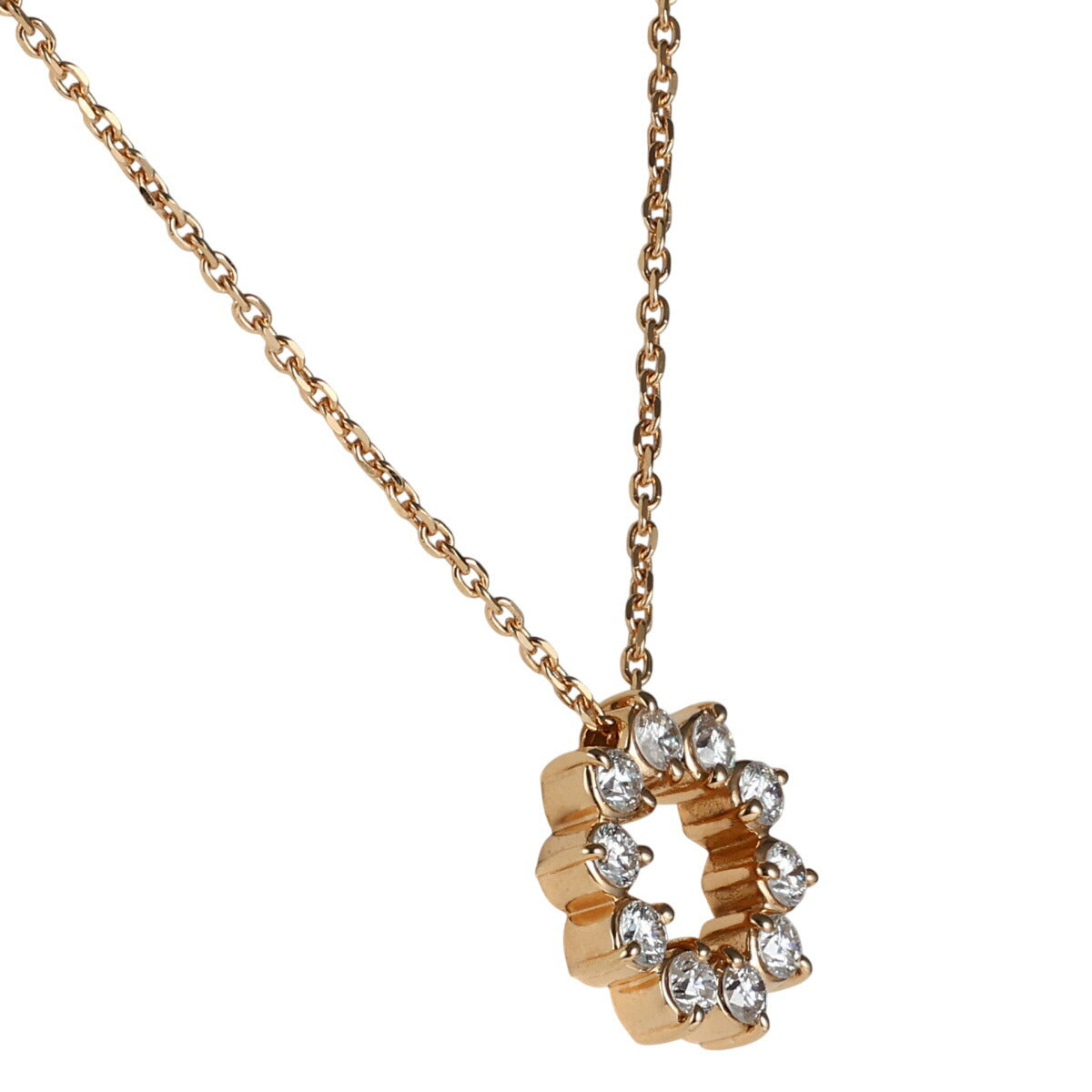 ヴァンドーム青山 ダイヤモンド 0.45ct ネックレス K18PG J0520