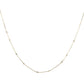 アーカー ダイヤモンド 0.02ct コロネット ネックレス K18YG J0606
