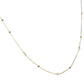 アーカー ダイヤモンド 0.02ct コロネット ネックレス K18YG J0606