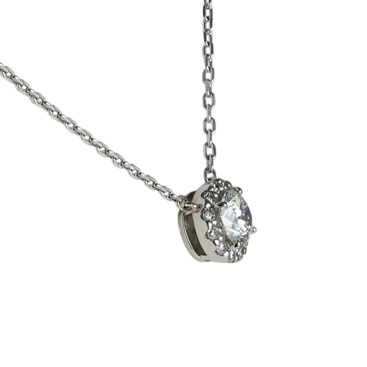 ヴァンドーム青山 D-VVS2-EX ダイヤモンド 0.189ct 0.06ct グレース ネックレス Pt950 箱・保付 J0615