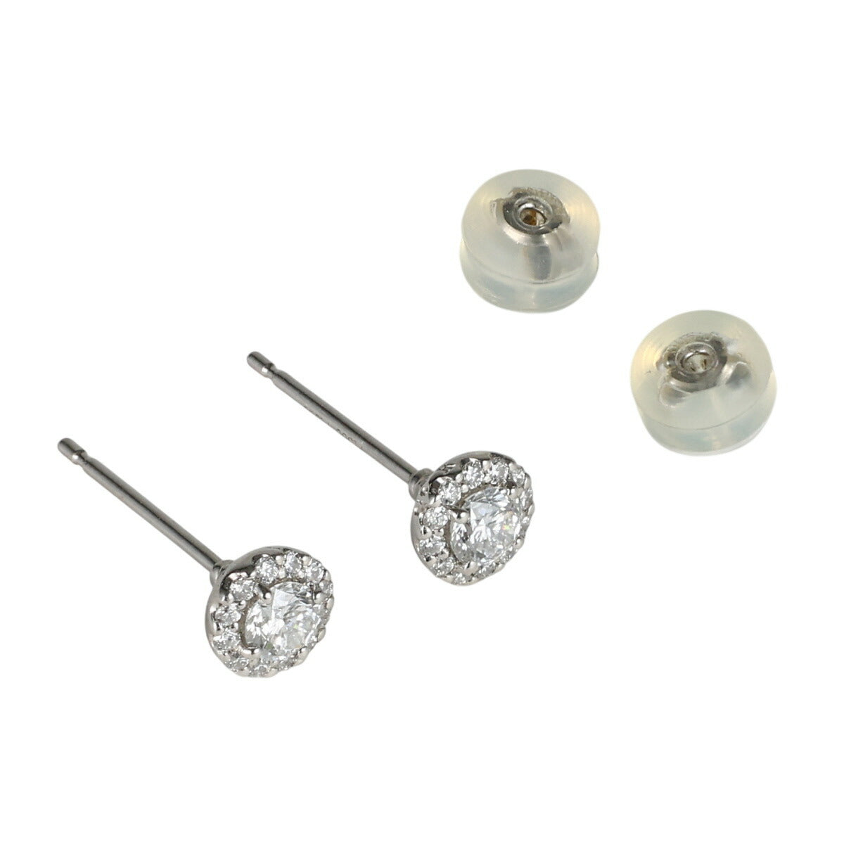 ヴァンドーム青山 ダイヤモンド 0.19ct 0.19ct グレース ピアス Pt950 Pt900 箱・保付 J0623