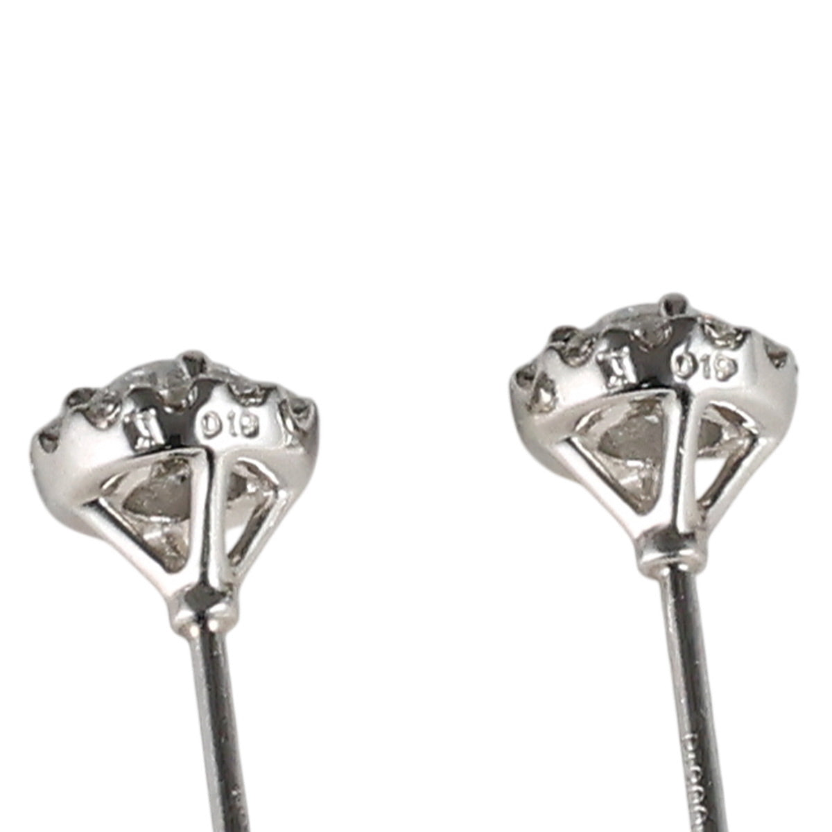 ヴァンドーム青山 ダイヤモンド 0.19ct 0.19ct グレース ピアス Pt950 Pt900 箱・保付 J0623