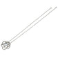 パール 10.9mm ダイヤモンド 1.06ct フラワーデザイン ネックレス K18WG J0663