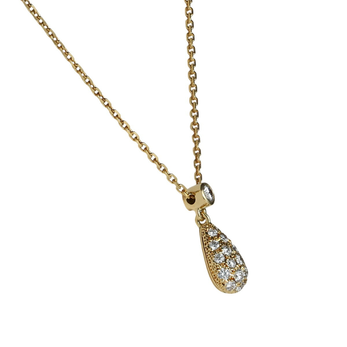 ミキモト ダイヤモンド0.26ct ネックレス K18YG J0726