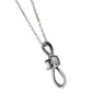 ミキモト ダイヤモンド 0.01ct クロスデザイン ネックレス K18WG J0886