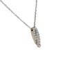 ミキモト ダイヤモンド 0.36ct デザイン ネックレス K18WG J1035