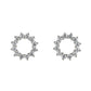 ティファニー ダイヤモンド オープンサークル ピアス 60118940 Pt950 箱付 J1046
